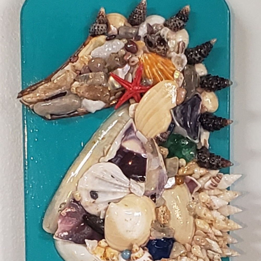 COPY - Handmade shell seahorse